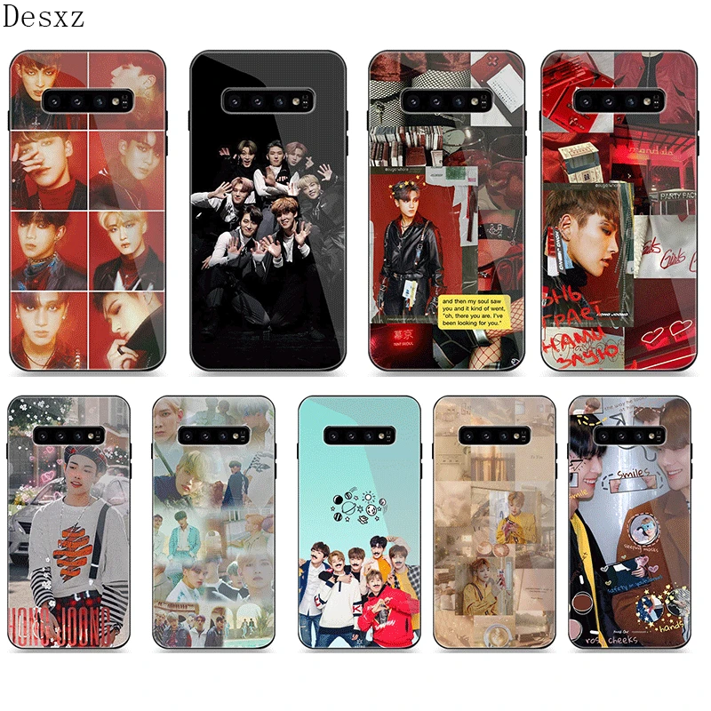 

Mobile Case Silicone For Samsung S7 Edge S8 S9 S10 Plus A10 A20 A30 A40 A50 A60 A70 Note 8 9 cover ATEEZ HongJoong SeongHWA