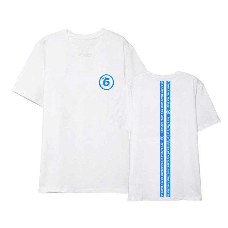 ALIPOP Kpop DAY6 each Day6 In July Album Shirts хип хоп Повседневная футболка с короткими рукавами