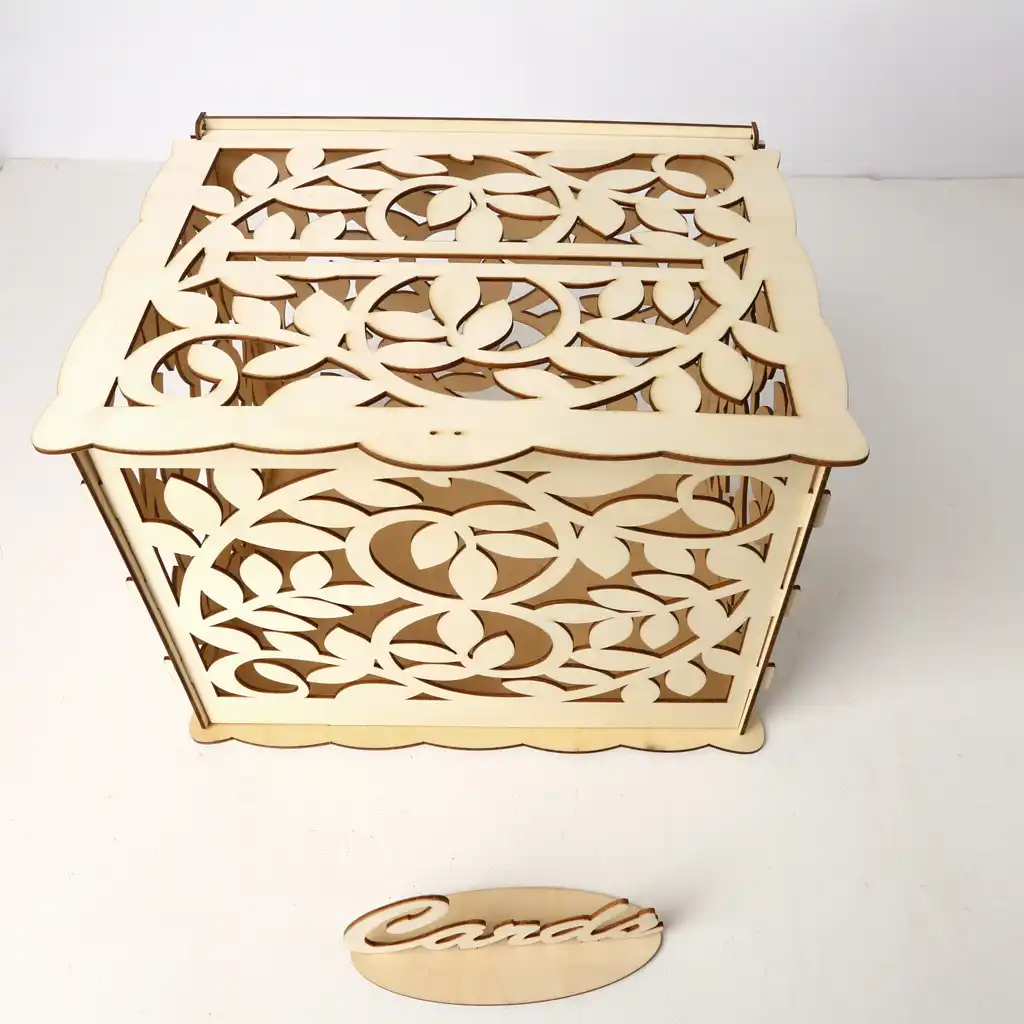 Diy Wedding Card Box Rustic Wood Card Box Gift Card Holder Card