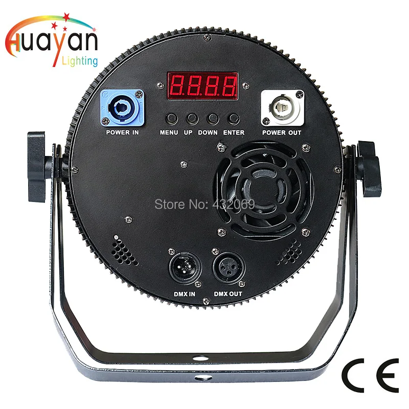 Luzes de Discoteca New Chegou 18 10 w Rgbw 4in1 Slim Led Par Luz Par Plana Levou dj Estágio Profissional Equipamentos 10 de Discoteca Dj Estágio Profissional equipamentos
