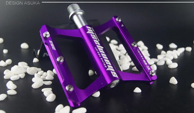 

SMS Ultrathin 12mm Bike Pedals Bicycle 3 Bearing Lubricating Light Wide Platform Antiskid BMX Mountain Road Bike Pedals