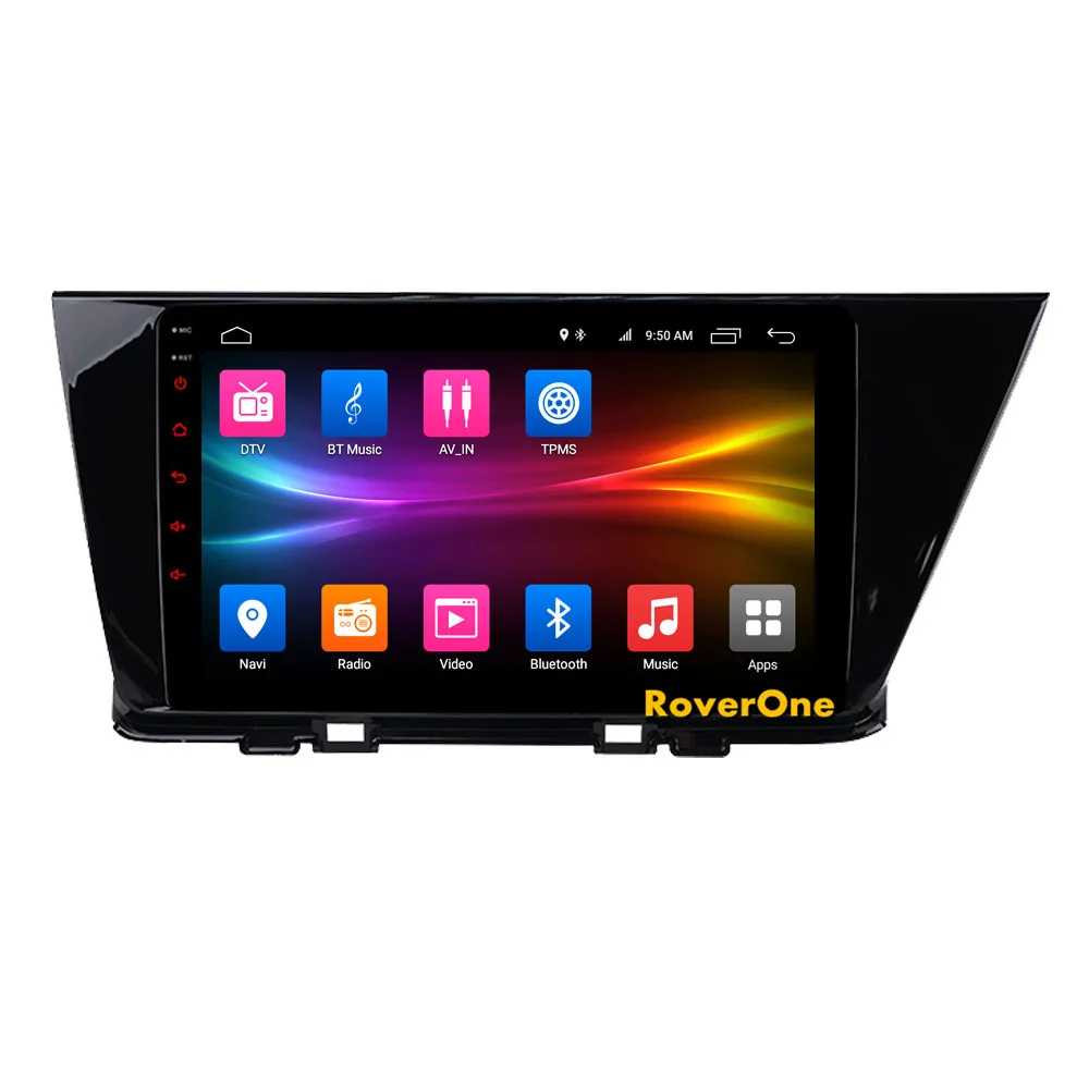 Perfect RoverOne Android 9.0 Octa Core Niro Car Radio GPS For Kia Niro 2016 2017 Touchscreen Multimedia Player Stereo Niro Head Unit 6