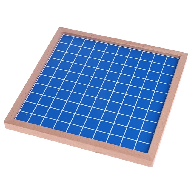 Wooden Montessori Hundred Board Math 1 to 100 Consecutive Numbers Counting Toy 6