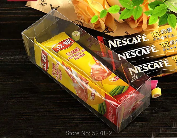 100PCS 5x5x15CM Toys Packaging Box Clear PVC Display Box Gift Boxes Perfume Daily Necessities Packing Boxes Free shipping