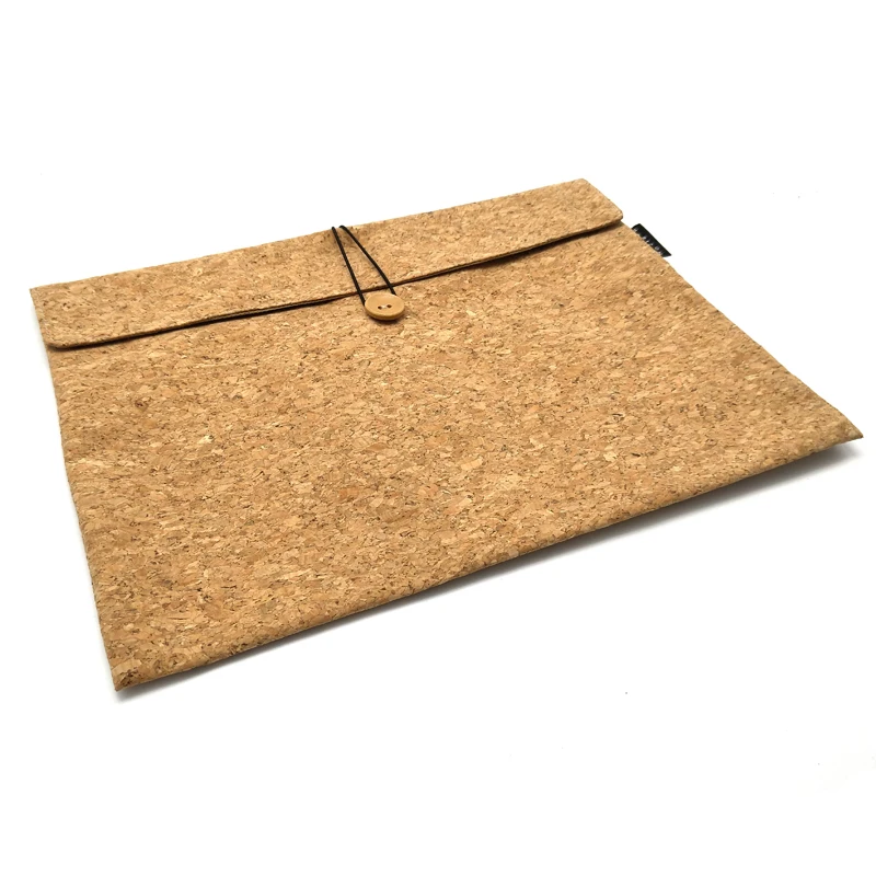 Моющиеся пробковые деревянные Phellem мешок для документов Желтый Крафт бумажный мешок школьный офис держатель для документов Наполнение продукта Clouse застежка сумка