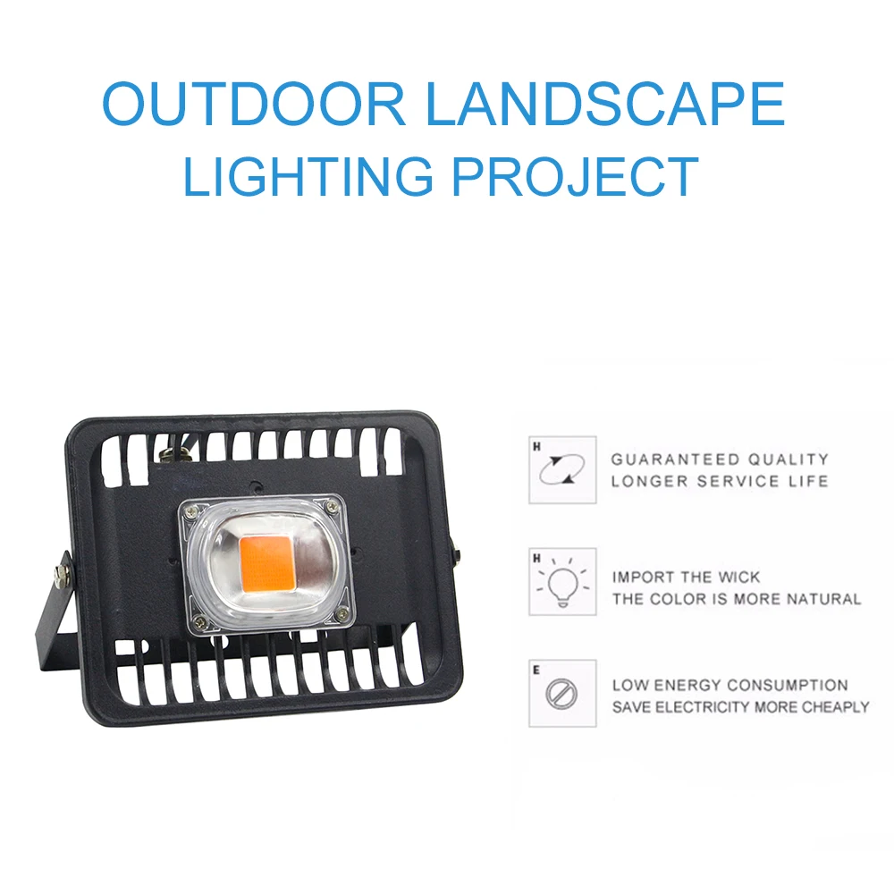 IP65 светодиодный COB потолочные светильник 100W 50W 30W 220V Вход Smart IC драйвер полный спектр фруктов и цветов по оптовой цене культивировать растения DIY светать светильник