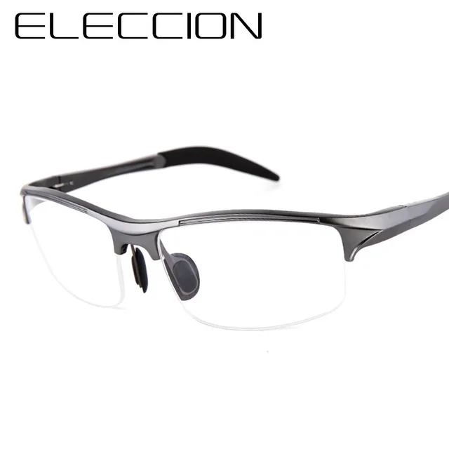 US $15.99 ELECCION Brand Prescription Men Glasses Frame Aluminium Magnesium Alloy Frame Spectacle Eyeglasses 