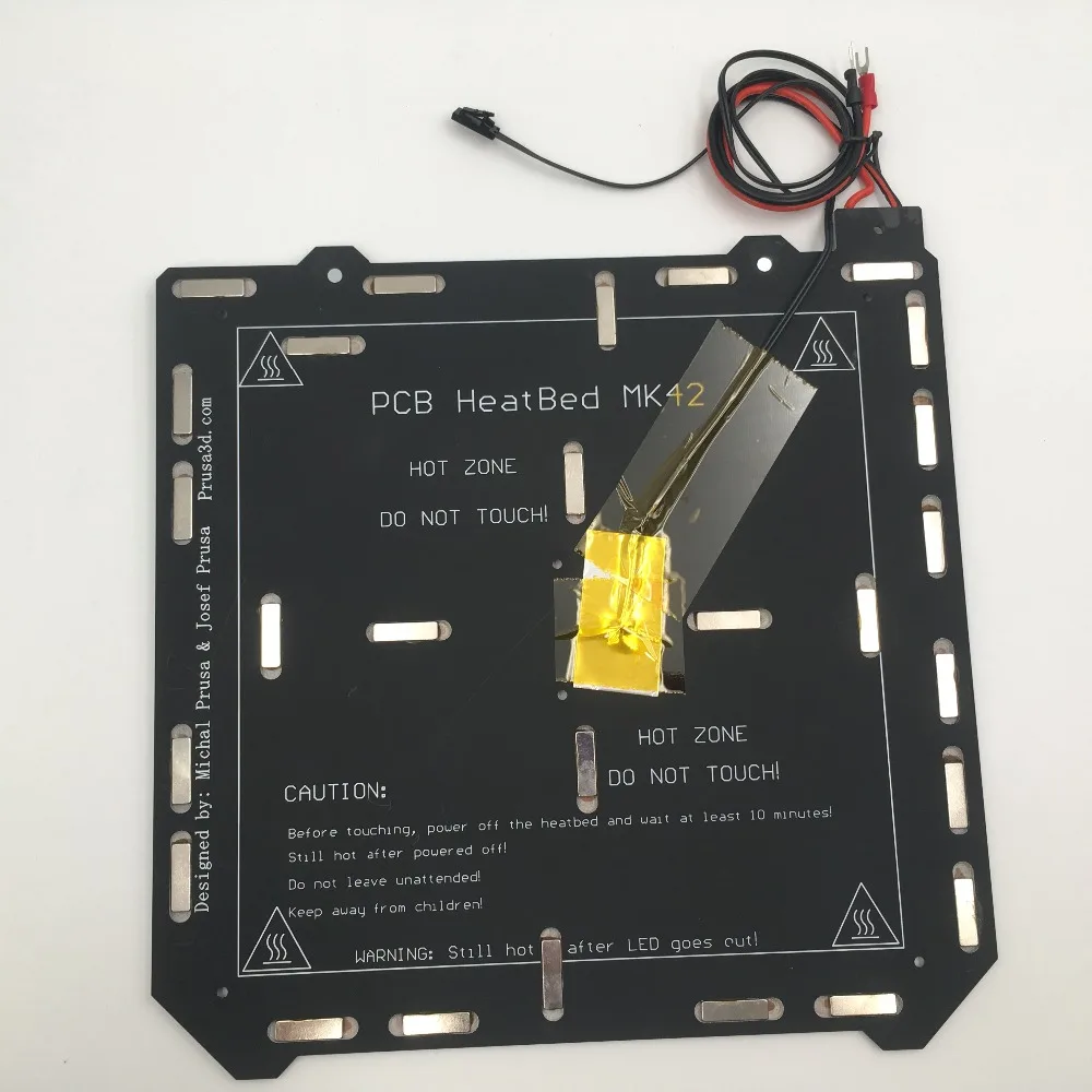 Детали для 3D принтера Prusa i3 MK3 магнитный подогреватель MK52 24 В со стальным листом 2