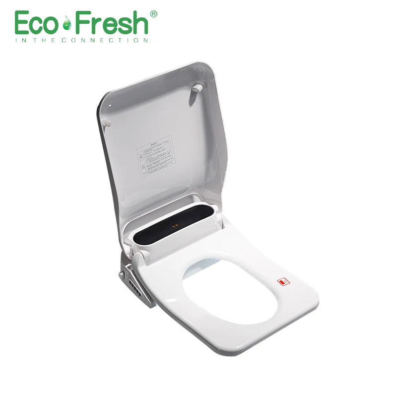  Ecofresh Square Smart toilet seat toilet seat bidet Electric Bidet cover heat seat led light Intell - 32975670890