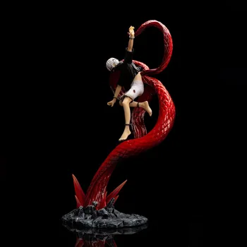 

2019 New Anime KOTOBUKIYA Tokyo Ghoul Kaneki Ken PVC Action Figure Kaneki head can be changed Model Toys Anime Figure