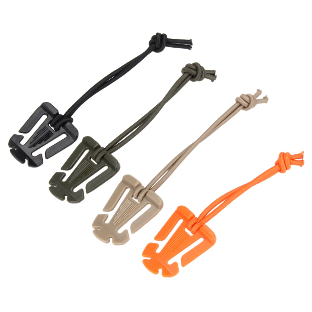 2Pcs Molle Backpack Webbing Buckle Carabiner Clips Outdoor Nylon Camping Bag Hanger Hook Clamp EDC Carabiner Survival Gear Tools