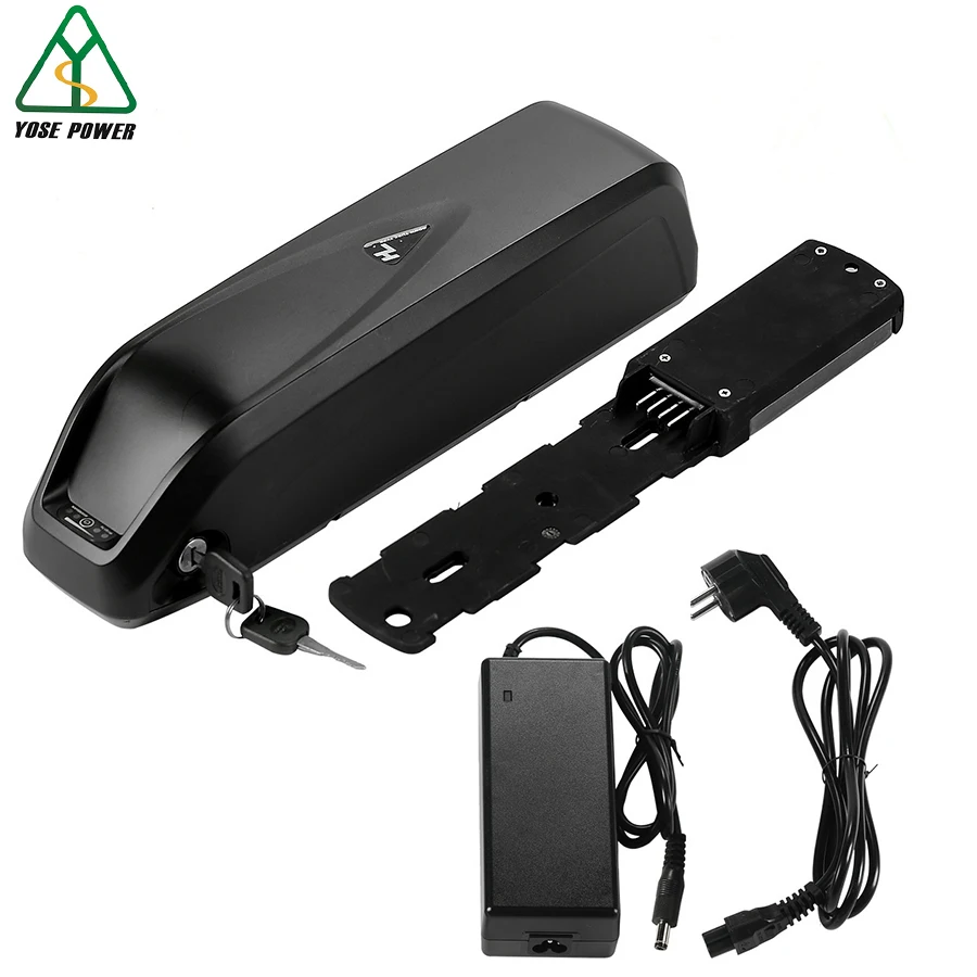 

YOSE POWER Electric Bike LG Cell 36V 10.4Ah Lithium e bike Battery HaiLong Black Down Tube Batteries 24 Months Quality Warranty