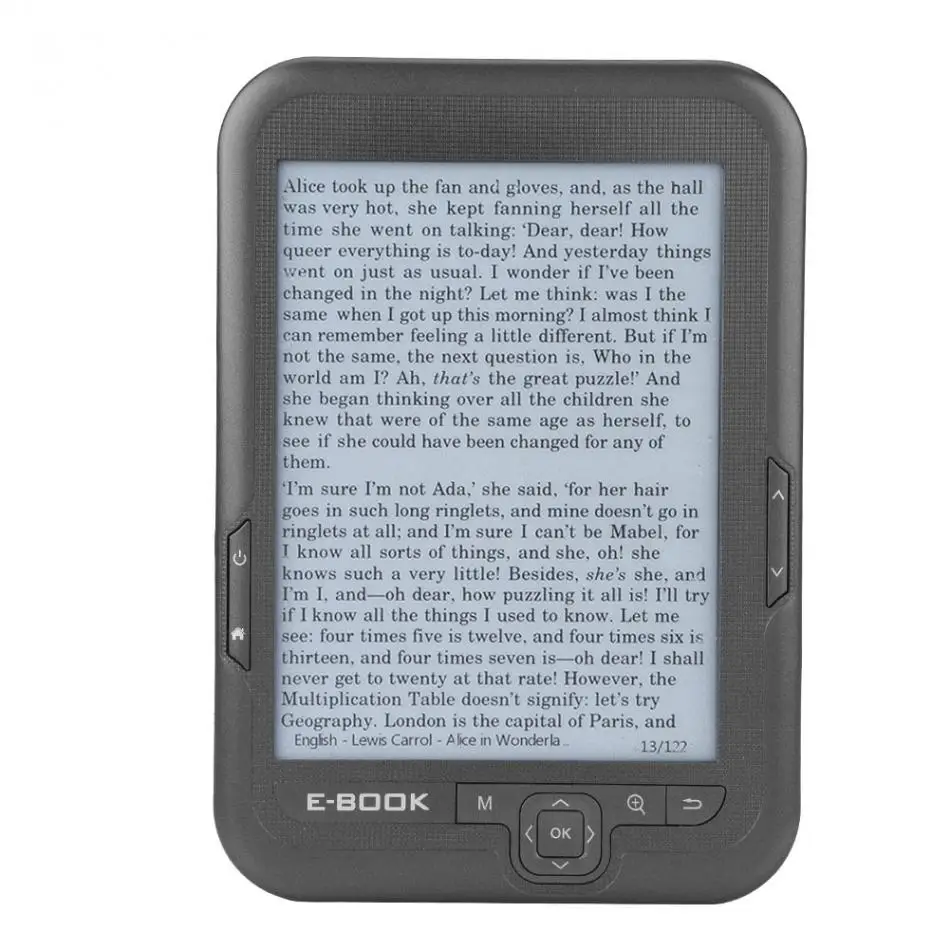 Портативный считыватель электронных книг E-Ink 6 дюймов E-reader 800x600 разрешение дисплея 300 dpi синяя крышка 16 ГБ 8 ГБ 4 ГБ электронная книга