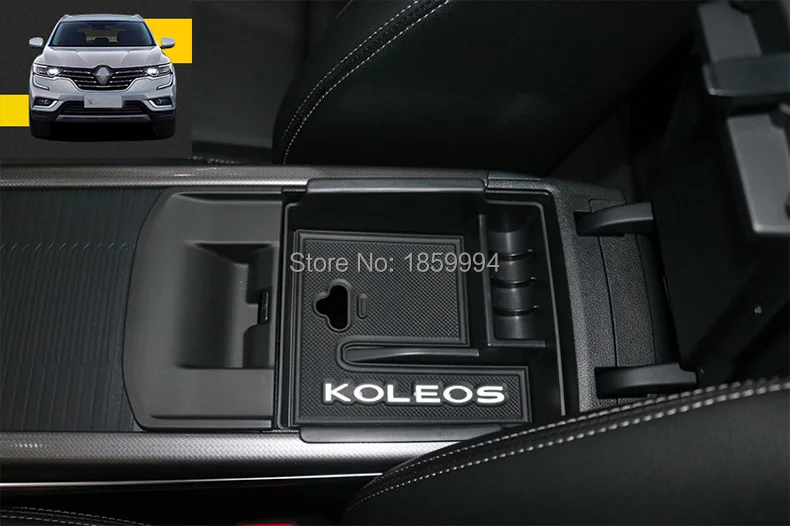 For 2017 2018 RENAULT KOLEOS Second Generation Armrest Center Storage Box Container Glove