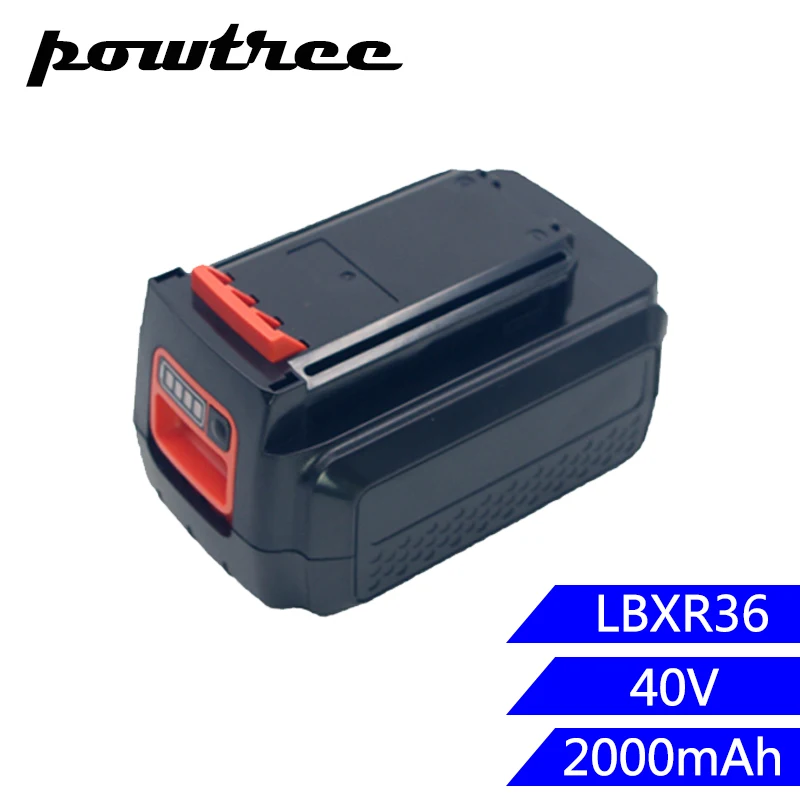 

2000mAh 36V Li-ion LBX36 Rechargeable Battery For Black&Decker LBXR36 BXR36 LST136 LST420 LST220 LST400 LST300 MTC220 MST1024