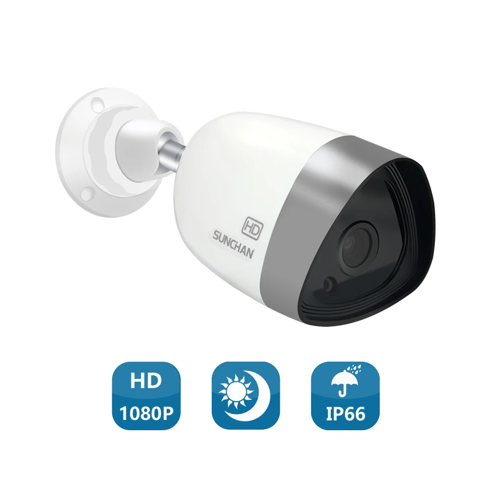 

SUNCHAN 1/3'' CMOS AHDH 1080P AHD Camera CCTV IR Cut Filter Camera AHD 1080P Outdoor Waterproof