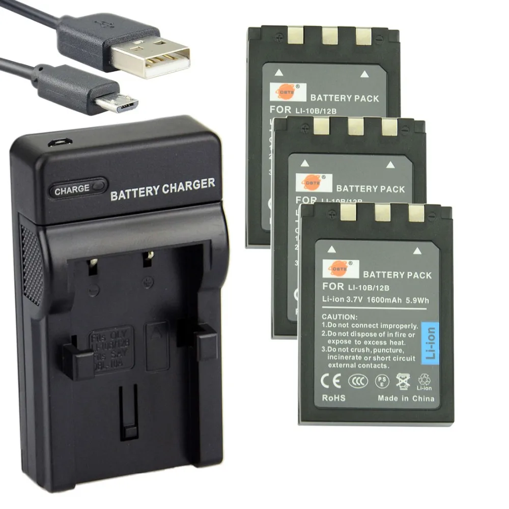 Battery Li-10b Li-12b for Olympus Stylus 810 800 600 new from France