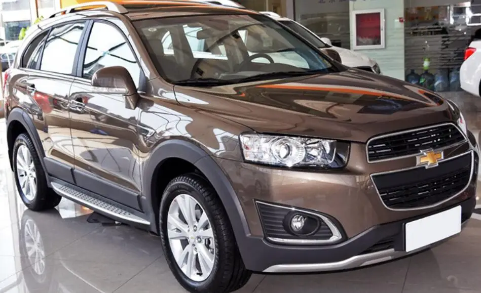 Для Chevrolet Captiva. автомобильные ходовые доски авто боковые ступенчатые педали Высокое качество абсолютно дизайн зерна Nerf Bars