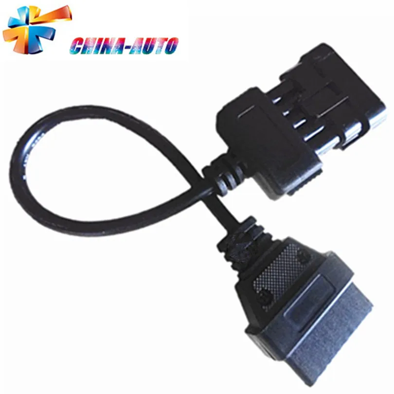 

2016 Best Quality O-p-el 10Pin To 16Pin OBD2 Car Extension Diagnostic Tool Connector