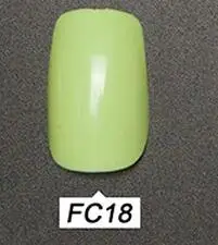 TKGOES 120 шт Акриловые искусственные ногти телесного цвета искусственные ногти полное покрытие короткий дизайн накладные поддельные декор для ногтей, салон - Цвет: FC18