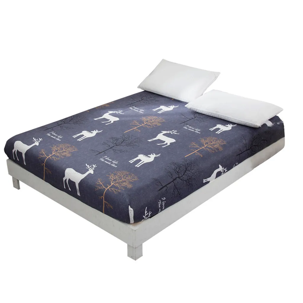 

Sanding Bed Cover Mattress Cover Dust Cover Anti-slip Bed Sheet Art Nature Home Decor Textile