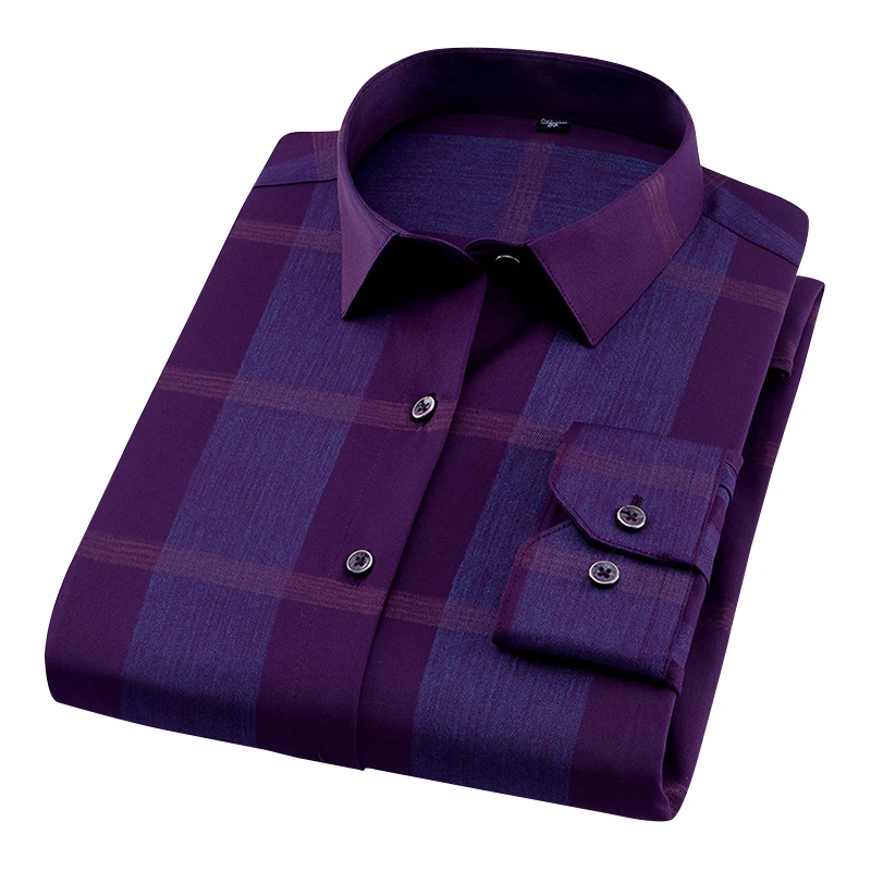 DAVYDAISY Новое поступление Высококачественная Мужская рубашка из полиэфирного волокна с длинным рукавом и принтом Мужская рубашка бренд DS224