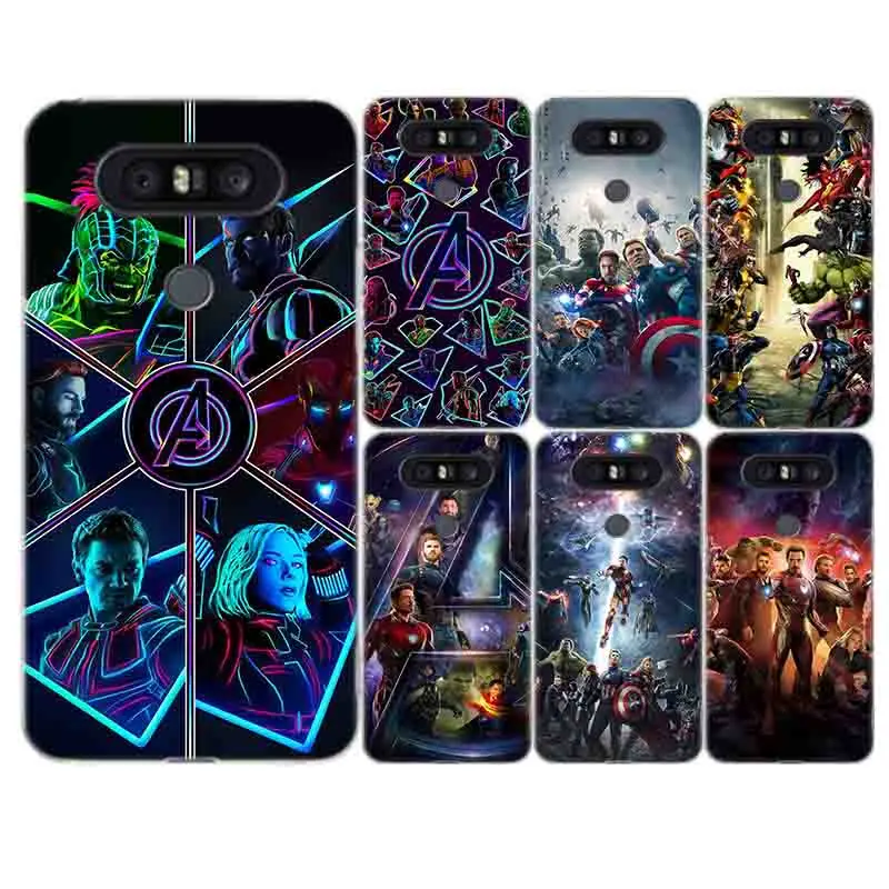 The Avengers mobile phone bag Soft TPU Fundas Silicone Phone Case For LG G8s Q8 Q7 Q6 G7 G6 G5 V50 V40 V30 V20 V10 G4 Cover |