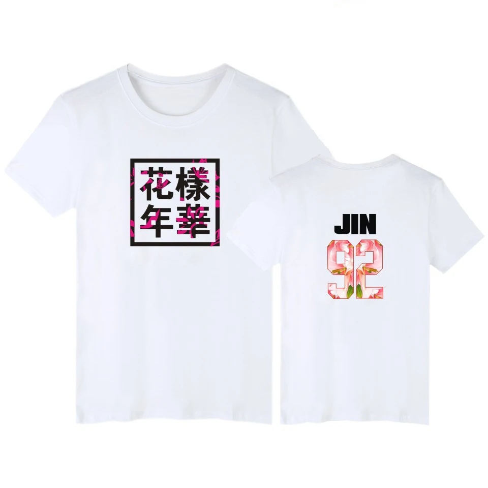 

Kpop Short Sleeve Chiffon Korean Bangtan Boys Fashion Blouses & Shirts Women/men k-pop Casual Hip Hop Funny