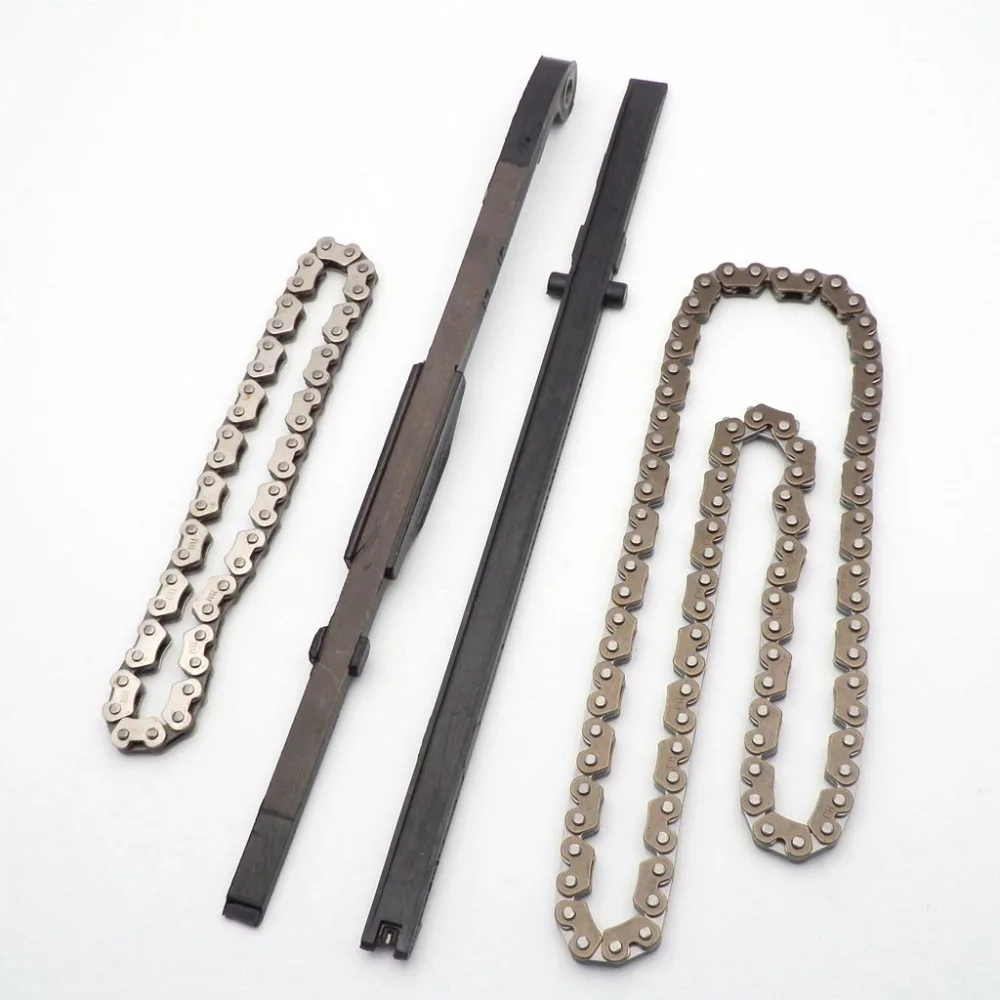 GY6 Timing Chain Guide & 90 links Timing Chain & Oil Pump Chain Scooter