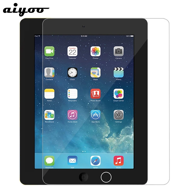 Aiyoo закаленное стекло для iPad 2 iPad2 Защита экрана для iPad 3 iPad3 9H Защита от царапин Закаленное стекло пленка для iPad 4 iPad4 9,7