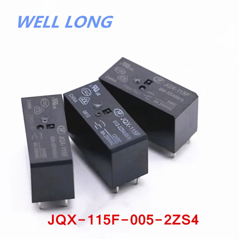 

5 шт./лот силовые реле JQX-115F-005-2ZS4 5VDC 8A 8pin.