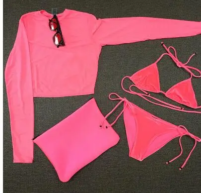 2018 47 13 color summer newest color handmade crochet bikini bandeau bow halter swimwear women Floral bottom swimsuit hot