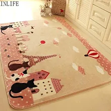 WINLIFE Три кошки коврики и ковры для дома гостиная башня из мультфильма дети спальня коврик