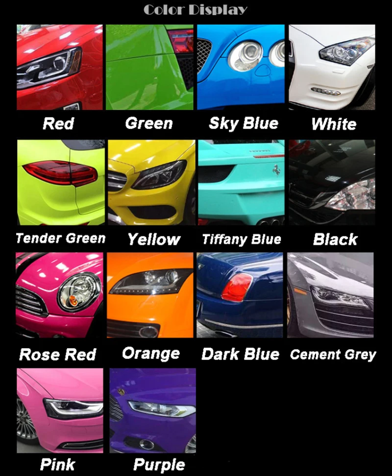Glossy Vinyl Film Wrap