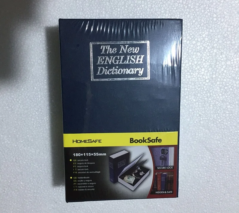 18 см* 11,5 см* 5,5 см английские книжные сейфы, словарик, креативные сейфы, коробка с паролем, открытый Сбербанк