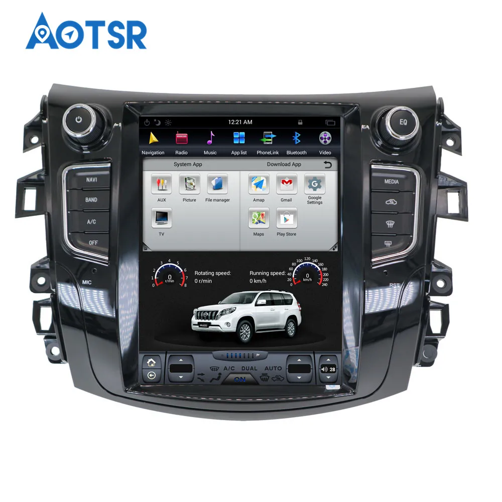 Android Tesla стиль автомобиля GPS навигация нет DVD плеер для NISSAN NP300 Navara 2014 +