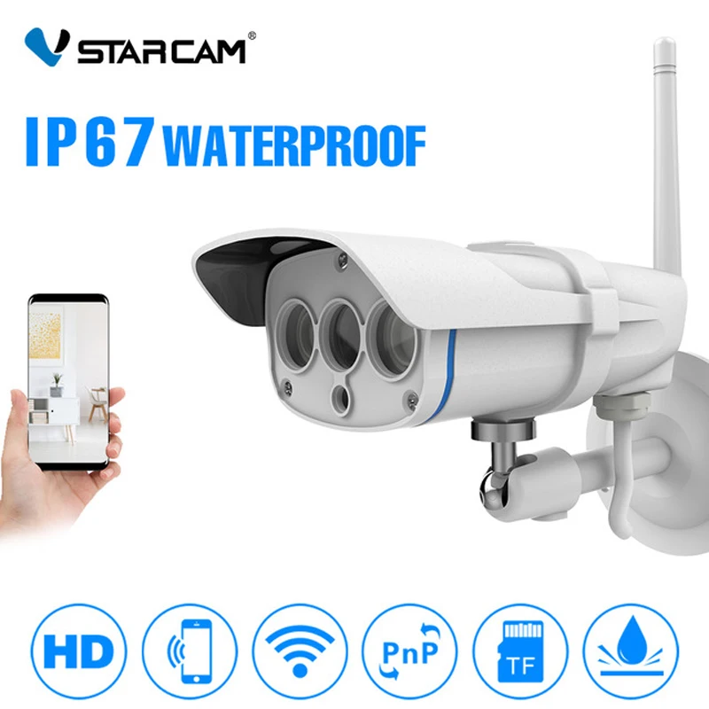 VStarcam C16S IP камера 1080M 2MP Беспроводная IR-Cut Wifi веб-камера CCTV наружная IP67 Surveilliance камера безопасности Видео видимая TF