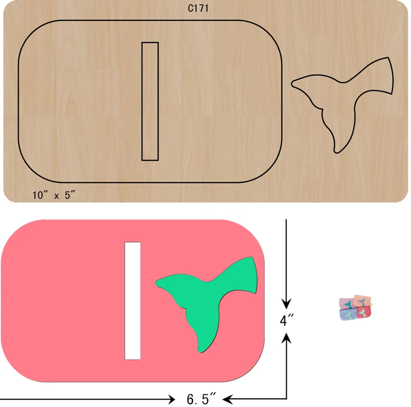 

New package Wooden die Scrapbooking C-171 Cutting Dies