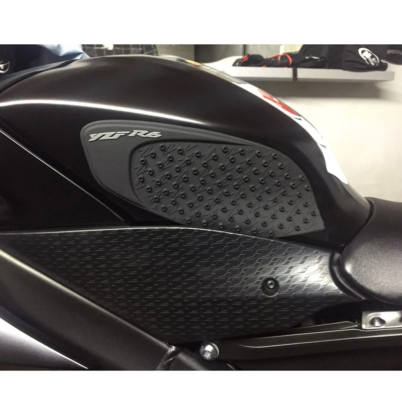 Для Yamaha R6 2008 2009 2010 2011 2012 2013 YZF-R6 мотоцикл Стикеры Нескользящие топливного бака Pad 3 м Сторона газа Колено сцепление