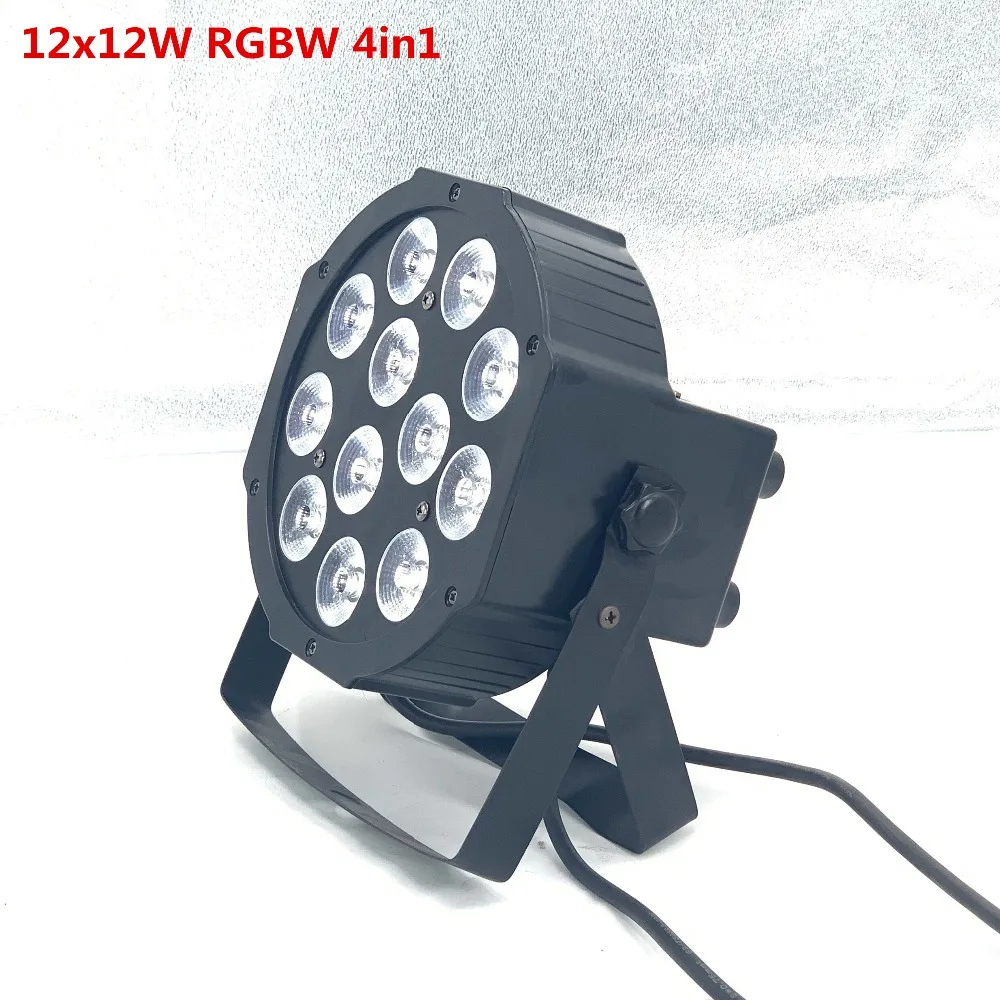 

Led par RGBW 4in1 12x12W led par DMX Stage Lights Business Led Flat Par Light with Professional for Party KTV Disco DJ