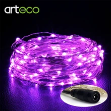 DC12V 10 м светодиодный свет шнура Медь провода 100 светодиодный S свет шнура Водонепроницаемый IP65 Свадебная вечеринка Рождественские Праздничные огни украшения