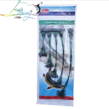 

100Pieces 10cm 15cm 20cm 25cm 30cm Anti-bite Fly Leash Fishing Feeder Rope leading line Swivel Stainless Steel Rolling Swivels