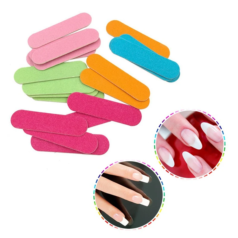 

Nail File Manicure Beauty Files Sandpaper Polishing Buffering Mini Nailfile Nail Care Tools Color Random