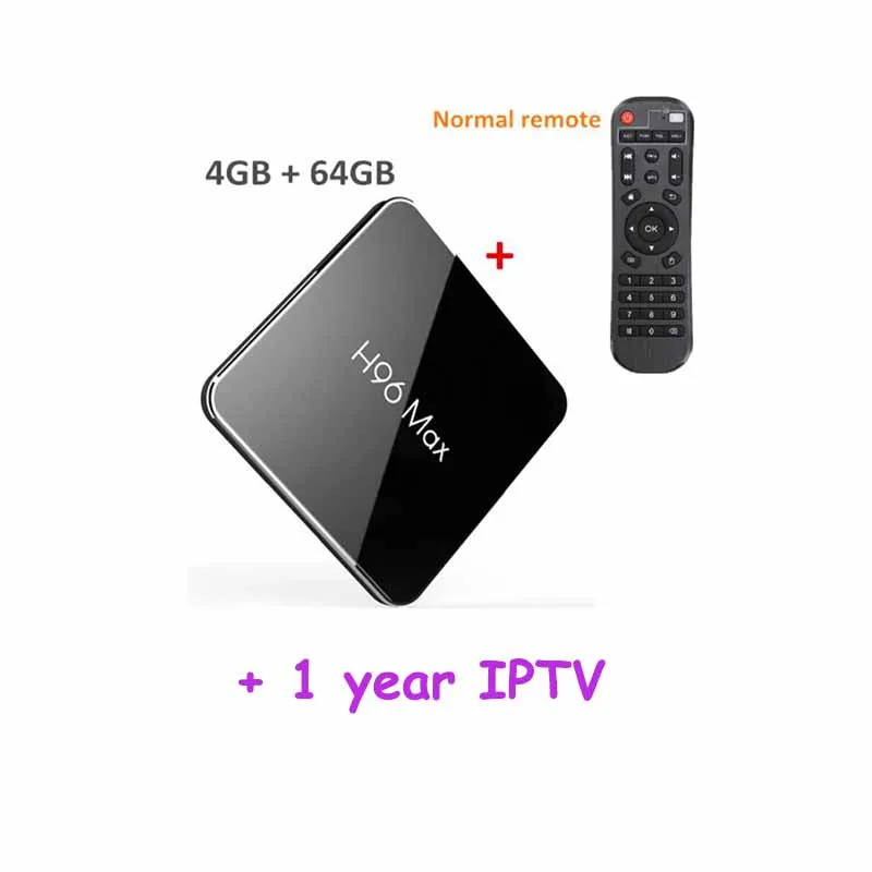 H96 Max X2 Android 8,1 tv BOX с 1 год IP tv подписка 4000+ каналы арабский Европа Франция Швеция Испания Великобритания взрослый ip tv - Цвет: 4GB32GB