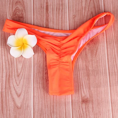 Сексуальный женский купальный костюм с бикини купальник Bikino трусы нижнее белье шорты стринги s m l xl - Цвет: Оранжевый