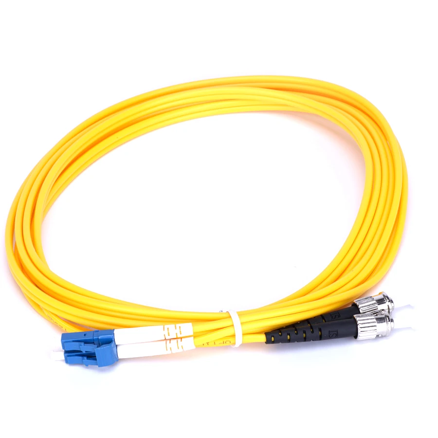 5M Duplex Single Mode 9/125 LC to FC Optical Fiber Patch Cord Jumper Cable SM 