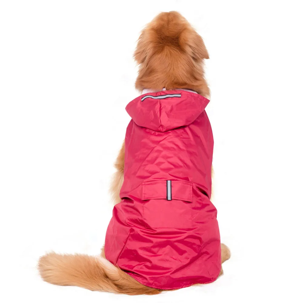 Новинка зима большая собака одежда Водонепроницаемый плащ жилет светоотражающий Дизайн куртка для больших Товары для собак 2 цвета