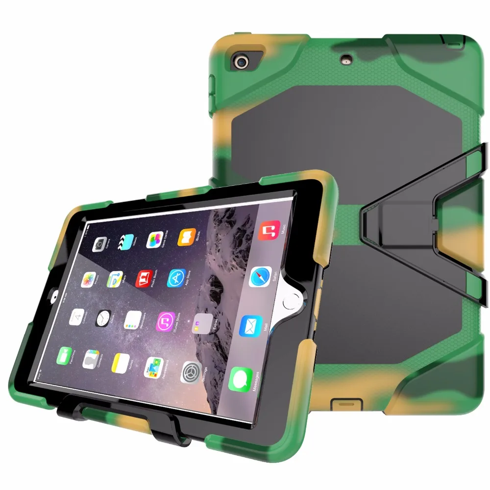 Сверхпрочный силиконовый чехол для Apple новый iPad 9 7 2017 2018 A1822 A1823 A1893 подставка