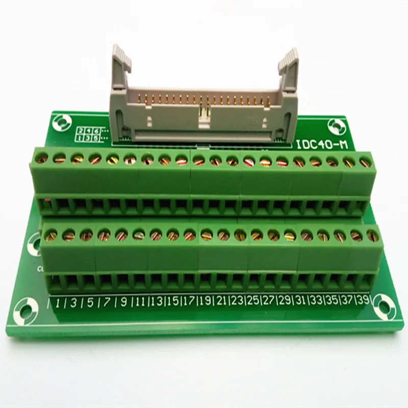 IDC40 2x20 штифтов 0 1 "штыревой секционный щит клеммный блок разъем.|terminal block|connector