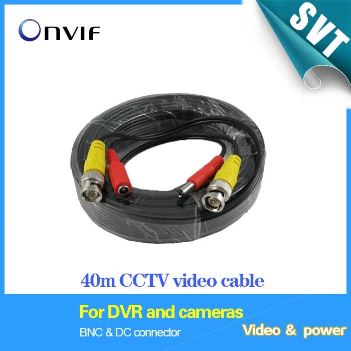 

40m CCTV Camera Cable & 40 meters 133ft BNC Video Cable for Surveillance Cameras and DVRs with BNC connector SK-235